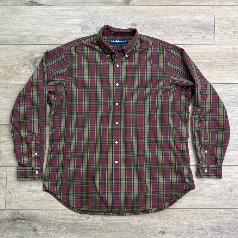 Ralph Lauren Plaid Long Sleeve‎ Shirt